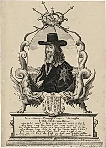 Charles I in a Border of Dragons