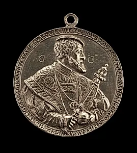 Charles V, 1500-1558, King of Spain 1516-1556, Holy Roman Emperor 1519 [obverse]