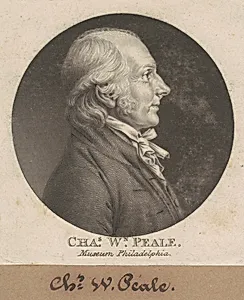 Charles Willson Peale by Charles B. J. Févret de Saint-Mémin