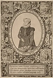Charlotte of Bourbon by Hendrik Goltzius