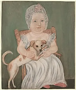 Child with Pet Dog