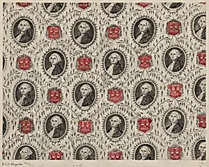 Chintz with Portraits of George Washington