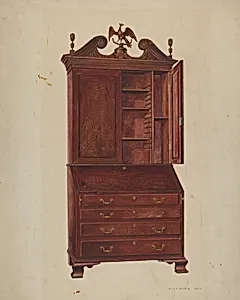 Chippendale Secretary