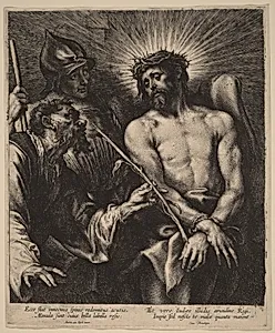 Christ Crowned with Thorns by Sir Anthony van Dyck and Attributed to Lucas Emil Vorsterman