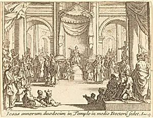 Christ Disputing with the Doctors by Jacques Callot