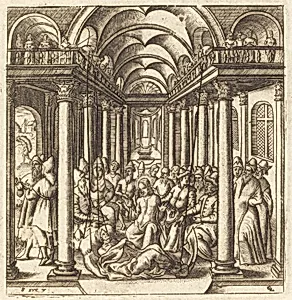 Christ Heals the Paralyzed Man by Léonard Gaultier
