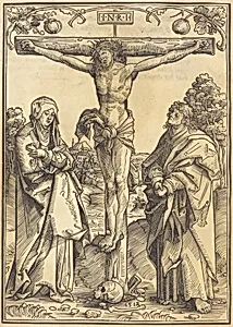 Christ on the Cross with the Virgin and Saint John the Evangelist