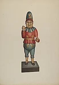 Cigar Store Figure: "Punch"