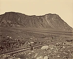 Cinnabar Mountain and Devil's Slide