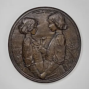Clara and Lizzie, Daughters of Frederick and Elizabeth Shattuck