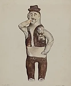 Clay Indian Doll - "Saguna"