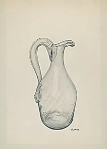 Clear Glass Cruet