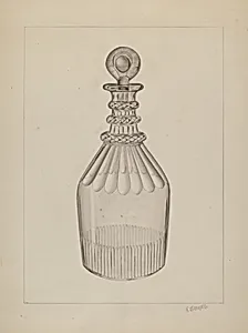 Clear Glass Decanter
