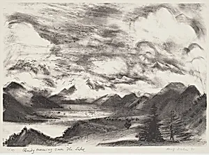 Cloudy Morning over the Lake