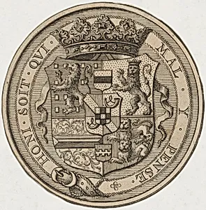 Coat of Arms in a Circle by Unknown Artist