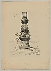 Column in Saint Mark’s Square