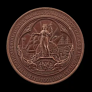 Commemoration of the Liverpool Exhibition of 1886 [reverse]