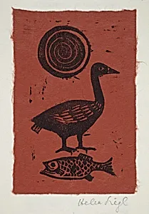 Concentric Circles, Goose, and Fish
