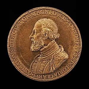 Consalvo Fernandez de Cordoba, 1453-1515, called the Great Gaptain [obverse]