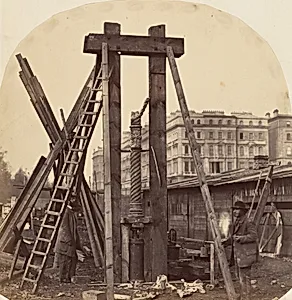 Construction of the 1862 International Exhibition at South Kensington by B. L. Spackman