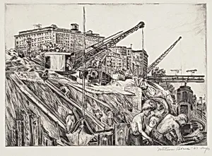 Construction of West Side Highway