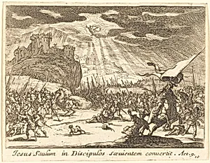 Conversion of Paul by Jacques Callot