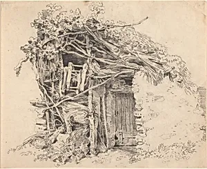 Corner of a Rustic Barn