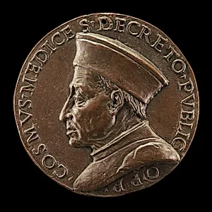 Cosimo de' Medici, 1389-1464, Pater Patriae [obverse]