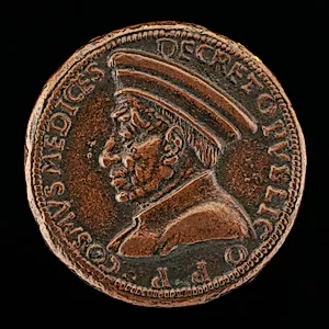 Cosimo de' Medici, 1389-1464, Pater Patriae [obverse]
