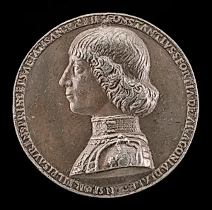 Costanzo Sforza, 1447-1483, Lord of Pesaro 1473 [obverse]