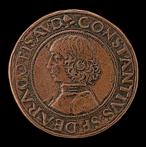 Costanzo Sforza, 1447-1483, Lord of Pesaro 1473 [obverse]