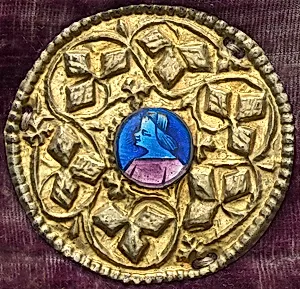 Costume Ornament with Profile Portrait