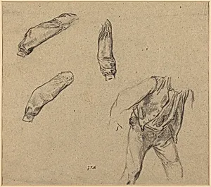 Costume Studies by Jean-François Millet