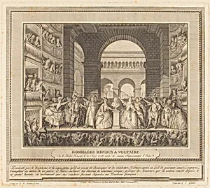 Couronnement de Voltaire (The Crowning of Voltaire)