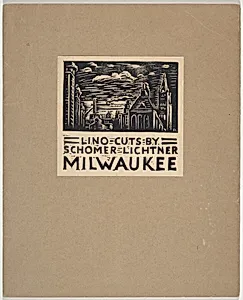 Cover for Milwaukee Portfolio of Lino-cuts