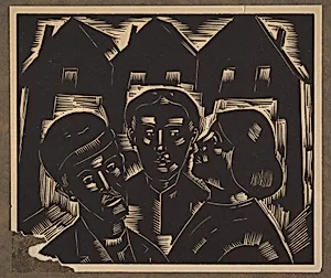 cover image (top) for "Linoleum-Cuts by William Jacobs"