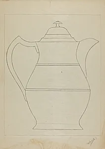 Covered Water Pitcher