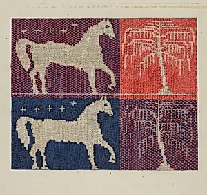 Coverlet Detail "Farmer's Fancy"