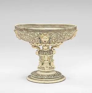 Cup on high foot with the royal arms of France crowned