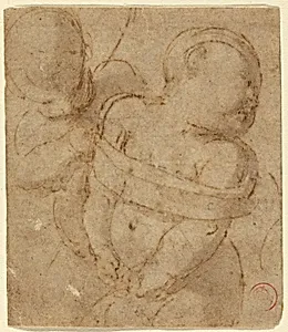 Cupid Bound by Attributed to Raphael