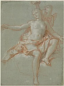 Cupid Stealing Venus's Floral Crown
