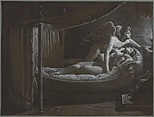 Cupid with Psyche Extinguishing the Lamp