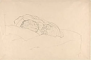 Curled up Girl on Bed