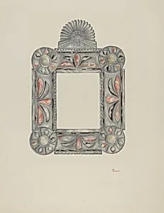 Cut Tin Picture Frame