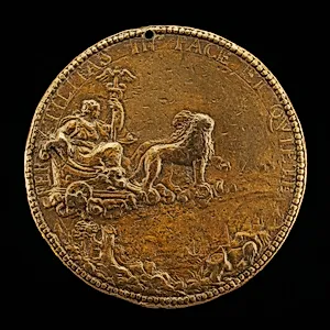 Cybele in a Car Drawn by Lions [reverse]