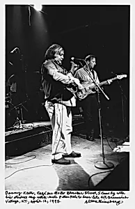 Danny Kalb, Cafe Au Go Go Bleecker Street, I came by with his student my work-mate Peter Hale to hear late set, Greenwich Village, N.Y., April 12, 1995.