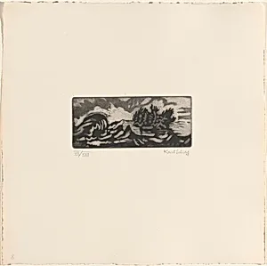 Dark Wave and Island from By the Sea