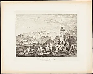 Das Tännengebirge bei Salzburg (The Tännengebirge near Salzburg)