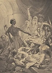 David Playing before Saul