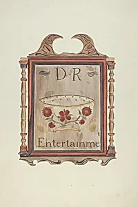 David Reed's Tavern Sign (recto)